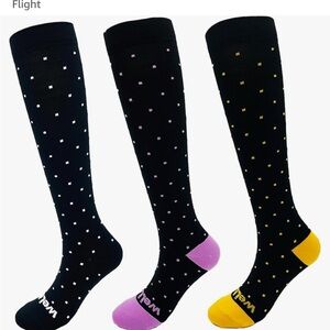Wellow compression socks -Large- three pairs